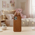 Cute Lattice Bow Silicone Phone Case