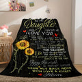 Geometric Sunflower Lightweight Flannel Blanket (1pc)
